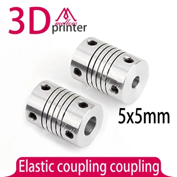 5X5mm CNC Motor Maxilarului Cuplaj Ax Flexibil de Cuplare, 4 buc / lot Pentru Imprimantă 3D Accesorii Mendel,Reprap