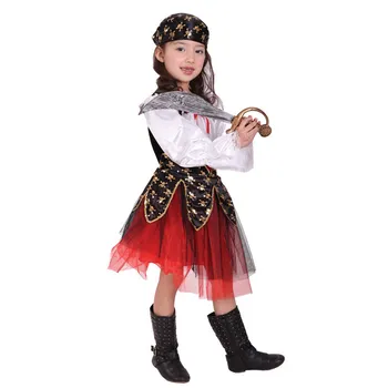 Căpitanul pirat cosplay costum fete baieti carnaval de Crăciun costume de Halloween pentru copii pentru copii Petrecere rochie fancy copilul de animale
