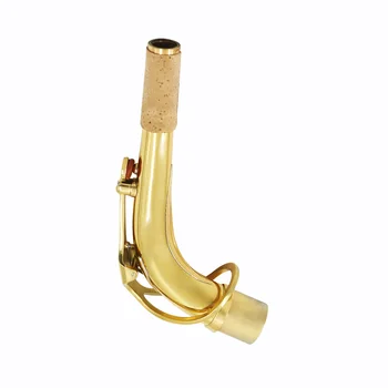 Saxofon Alto Sax Îndoiți Gât Alama Material 24.5 mm cu Pânză de Curățare Plută Saxofon Accesoriu