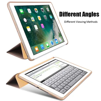 De caz pentru iPad mini 5 2019 acoperi, Aiyopeen Magnetic din Piele PU și TPU Moale Înapoi Smart Cover pentru iPad mini 1 2 3 4 5 caz