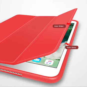 De caz pentru iPad mini 5 2019 acoperi, Aiyopeen Magnetic din Piele PU și TPU Moale Înapoi Smart Cover pentru iPad mini 1 2 3 4 5 caz