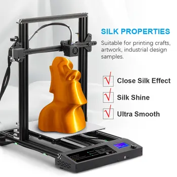 SUNLU MĂTASE PLA Filament de 1.75 mm 1kg Imprimantă 3d cu Filament Textură de Mătase Materiale de Imprimare 3D