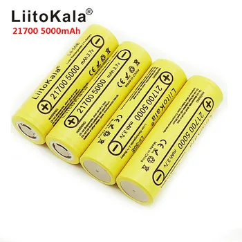 2020 LiitoKala Lii-50E 21700 5000 mAh Li-50E Ni 3.7 V Baterie pentru Tigara Electronica Mod / Kit 3.7 V putere 15A 5C rat de Download