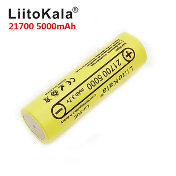 2020 LiitoKala Lii-50E 21700 5000 mAh Li-50E Ni 3.7 V Baterie pentru Tigara Electronica Mod / Kit 3.7 V putere 15A 5C rat de Download