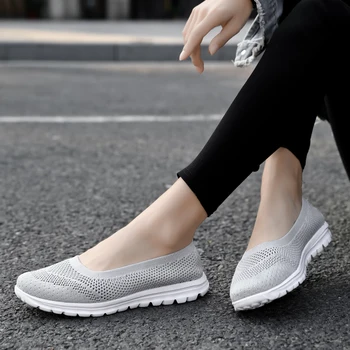 2020 Femei Pantofi Femei Adidași De Moda Casual Pană Platforma De Brand Fata De Sex Feminin Plasă Albă, Pantofi De Lux Pentru Femei Designeri