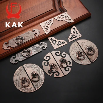 KAK 2 BUC Bronz Antic Cabinet se Ocupă de Epocă Stil Chinezesc Butoane Sertar Dulap Ușă Mânere Mobilier Mâner Hardware