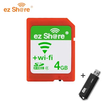 Original EZ cota de Memorie sd wifi 32gb 16G wireless Partajați Cardul de 4g 8g Clasa 10 64g 128g pentru canon/nikon/sony card cititor de carduri Gratuit