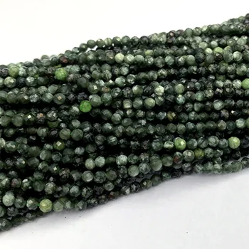 Autentic Verde Natural Seraphinite Fatetate Rotund Mic Colier Bratari Margele de 2mm 3mm 4mm 06390