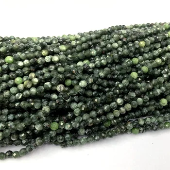 Autentic Verde Natural Seraphinite Fatetate Rotund Mic Colier Bratari Margele de 2mm 3mm 4mm 06390