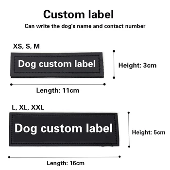 Animale de companie câine id-ul tag-ul personalizat DIY autocolante personalizate nume de câine logo eticheta k9 cainele ham velcro etichete animal de casă supplies câine accesorii