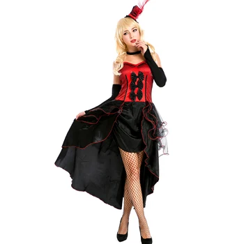 Femeile Mascarada Dall Rochie Roz Neregulate Păun Regina Cosplay Costum De Halloween pentru Adulti de dans spaniol petrecere