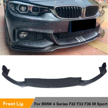 Pentru BMW Seria 4 F32 F33 F36 M Sport - 2018 Bara Fata Buza Spoiler Repartitoare de Paza din Fibra de Carbon / FRP
