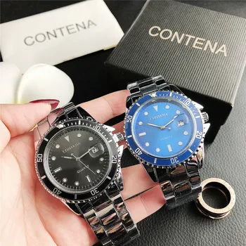 CONTENA Reloj Mujer de Lux Brand de Top Casual Cuarț Ceas de sex Feminin Doamnelor ceasuri Femei Ceas de mână pentru Bărbați
