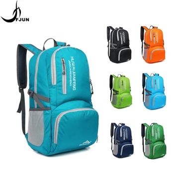 în aer liber sac sport pliabil saci de lumină nailon impermeabil geanta de voiaj rucsac portabil de culoare solidă respirabil rucsac unisex 10L