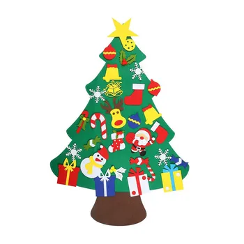 30PCS Cadouri de Anul Nou pentru Copii DIY Simțit Decorațiuni pentru Bradul de Crăciun Cadouri de Craciun pentru anul 2021 Anul Nou de Perete Agățat Ornamente Navidad