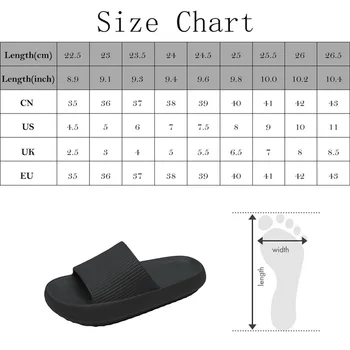 4.5 cm Grosime Unic Papuci de Casa Barbati Femei Non-alunecare de Baie Încălțăminte Băieți Fete Iubitorii de papuci de Vara, Sandale de Plajă