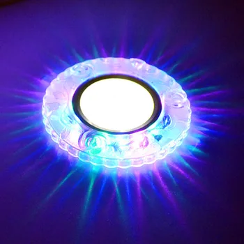 Plin de culoare LED Downlight Lumina Panou RGB COB Încastrat Lampă cu Halogen lumini la fața Locului de Vacanta Bec Pentru Bar, KTV Culoar Decor de Lumină