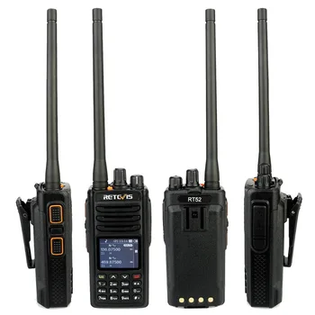 RETEVIS RT52 DMR Radio Digital Walkie Talkie Dual PTT Dual Band DMR VHF UHF GPS Două Fel de Radio Criptate Ham Radio Amatori +Cablu