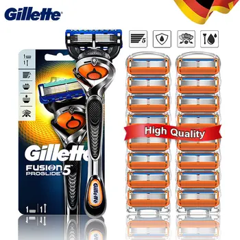 Original Gillette Fusion 5 Proglide aparat de Ras Pentru Barbati de Ras aparat de ras pentru Bărbați Mașină de Siguranță Cu Replacebale Manual de Lame de Ras