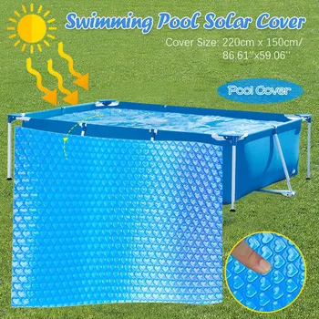 Solar, Piscină Capacul Protector Piscină Acoperi zwembad acoperirea Pentru Piscină Intex Picioare Deasupra Solului Albastru Protecția Piscină