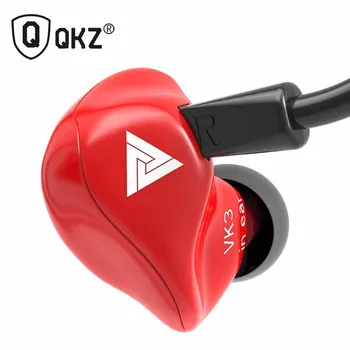 Original QKZ VK3 In-ear cu Fir Căști Pentru Telefon Mobil Căști de 3,5 mm În Ureche Sport Micro Casti Pentru iPhone Xiaomi Cu Microfon