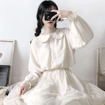 Lolita Rochie Dulce Sling Plus Dimensiunea Rochie de Femei Toamna Iarna 4XL Vintage Rochii Negre Japonez Harajuku Kawaii Drăguț Vestidos