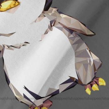Imprimarea Cubi Pinguin Putere Tee Barbati 3-6XL Maneca Scurta Bumbac Greu O-neck Tee