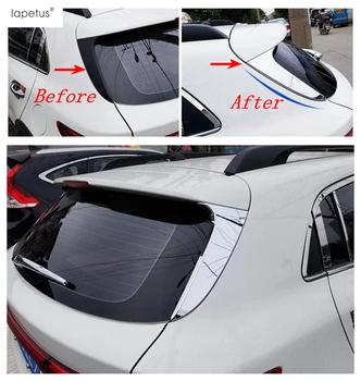 Lapetus Hayon Spate Usa Geam Dungi Paiete Decor Exterior de Acoperire Trim Fit Pentru Kia Rio 4 X-line 2017-2020 Chrome ABS