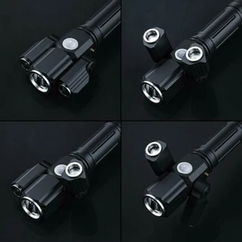 USB de încărcare de biciclete lumina 4 modul de iluminare super-luminos LED-uri trei lampa lanterna de inalta calitate rezistent la apa biciclete accessori