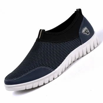 Barbati Casual Pantofi Adidasi de Vara ochiurilor de Plasă Respirabil Mocasini Confortabile de Mers pe jos de Dimensiuni Mari 38-48 Zapatillas De Deporte
