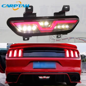 1BUC LED Lampă de Ceață Spate Pentru Ford Mustang 2017 2018 LED-uri Auto Bumper Lumina de Frână cu LED-uri de Lumină de Marșarier Lumina Reflectorului 3-în-1 Funcții