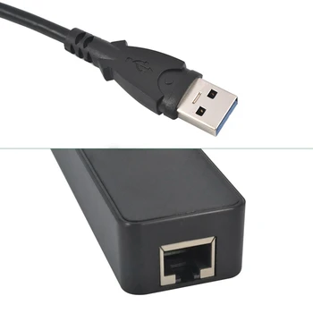 Viteza Mare De 3 Porturi Usb 3.0 Hub 10/100/1000 Mbps Rj45 Gigabit Ethernet Lan Cu Fir Adaptor De Rețea Convertizor Pentru Mac