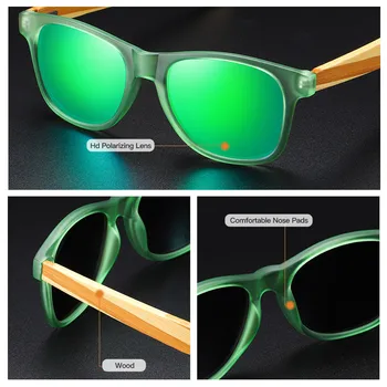 EZREAL Bărbați/Femei de Moda SunglassesOutdoor Activități de Conducere Polarizat ochelari de Soare de Lemn