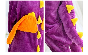Spyro Pijamale Copii Adulti Costume Cosplay Dragon Purpuriu Hăinuțe Pentru Unisex De Dans Fantezie Pijamale Petrecerea De Halloween Cadou De Crăciun