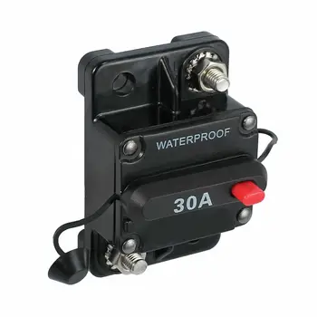 30A 50A 60A 100A 150A Car Audio Siguranțele de Linie cu Întrerupător de Circuit de Siguranță rezistent la apa IP67 pentru 12V 42V Protecție Barca Camion