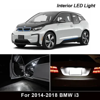 9Pcs Canbus fara Eroare LED-uri Auto Bec Lampa de Interior Kit Pentru perioada-2018 BMW i3 torpedou Dom Hartă