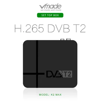 Vmade HD Tuner TV Digital DVB-T2 DVB-T H. 265/HEVC HD Receiver Digital Terestru Suport de Rețea RJ45 AC3 Mini TV Box Set-Top