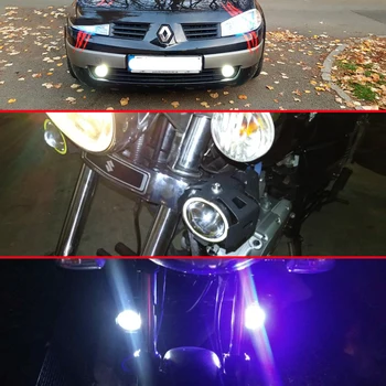 2 buc Motocicleta Faruri Fata Reflectoarelor 12V U7 Lumină LED-uri Lampă de Ceață Pentru BMW C600 C650 Sport C650GT C400GT s 1000 rr S1000XR