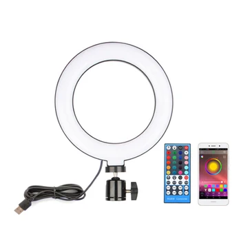 Selfie LED Lampă în formă de Inel de Telefon Trepied Suport Kit de Fotografie, Înregistrare Video de Fotografie de Telefon de Iluminat Camera de Machiaj Trepied