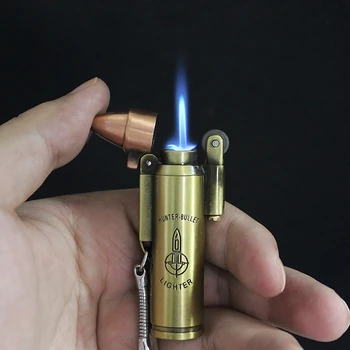 Glonțul Lanterna Turbo Bricheta De Metal Butan Brichetă Retro Gaz Țigară 1300 C Windproof Bricheta Accesorii De Fumat
