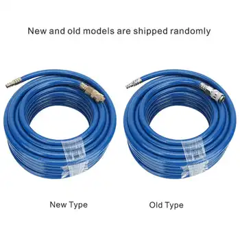 15M Albastru Flexibil Pneumatice din PVC Linie de Furtun cu conectare Rapidă pentru Compresor de Aer de Înaltă Calitate