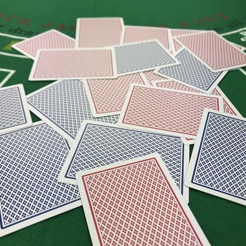 Rezistent la apa 1 Set/o Mulțime de Poker din Plastic Carti de Joc Sexy Top Grad Texas Hold ' em, Baccarat Glazura Număr Mare 63*88mm Jocuri de masă