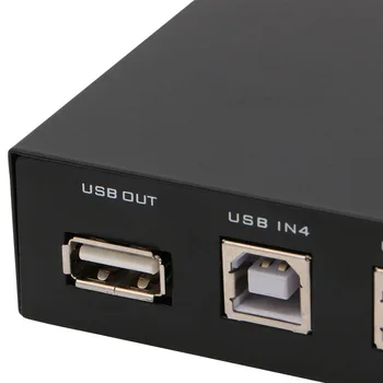 1 BUC 4 Porturi USB2.0 Partajare Dispozitiv de Comutare de Comutare Adaptor Caseta Pentru PC Scanner Imprimanta