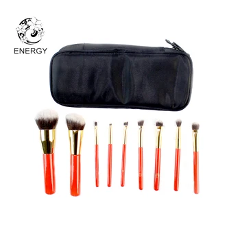 ENERGIE Brand Profesional 9pcs Pensule de Machiaj Make Up Set Perie Brochas Maquillaje Pinceaux Maquillage pincel pentru Maquiagem B09WW