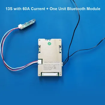 13S 48V li-ion Inteligent Bluetooth BMS cu 20 la 60A curent constant 54.6 V Software-ul PCB pentru e-bike acumulator sau Baterie