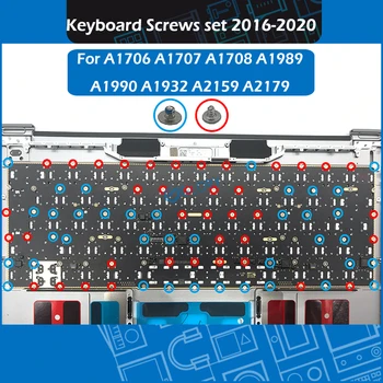 Noua Tastatură set de șuruburi Pentru Macbook A1706 A1707 A1708 A1989 A1990 A1932 A2159 A2179 Tastatura Șuruburi cu o Șurubelniță