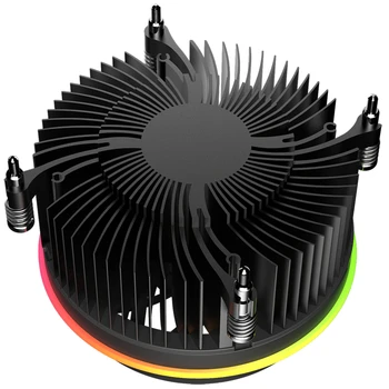 Darkflash umbra Cooler CPU ARGB AURA de SINCRONIZARE 3pin5V TDP 280W 4pin PWM Inel Dublu LED RGB Ventilator Radiator Racire pentru intel LGA 115x
