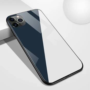 Pentru iPhone 12 pro max caz de sticlă spate de culoare de caz pentru iphone 6 6s 7 8 plus x xr xs max 11 pro max 12 mini se 2020