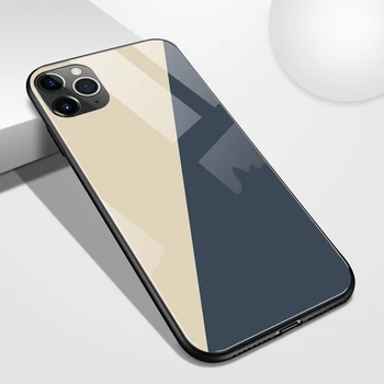 Pentru iPhone 12 pro max caz de sticlă spate de culoare de caz pentru iphone 6 6s 7 8 plus x xr xs max 11 pro max 12 mini se 2020