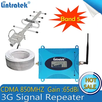 Lintratek GSM LTE 850Mhz CDMA 3G 4G repetidor de celular UMTS 850mhz amplificador sinal celular 3g amplificator de semnal 4G Antena